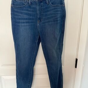 Madewell Blue Straight Leg Jeans